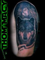 🐺 Wolf in the wild🌲 Custom tattoo by Thom Macy Not the greatest picture of this partially healed tattoo but I'd love to do more of this style. 🙏Thanks for looking! Follow, share, like 😉 HASHTAGERY #muskegontattoo #muskegon #funtattoo #blackandgreytattoo #wolf #wolftattoo #michigantattoo #tattooartist #tattoo #tattoos #tattoooftheday #michigantattoo #bestofmichigan #instafollow #instalike #macyart #bigthom #thommacy #thom_macy #customtattoo #dontstealmyart #silverbackink #neotat #stealthrotary @worldwidetattoo @neotatmachines @painfulpleasures @silverbackink