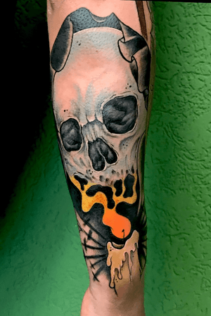 Skull #tattooartist #art #skull #neotraditional #traditional #germany #germantattooers #mannheim