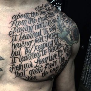 Lettering by Alonso