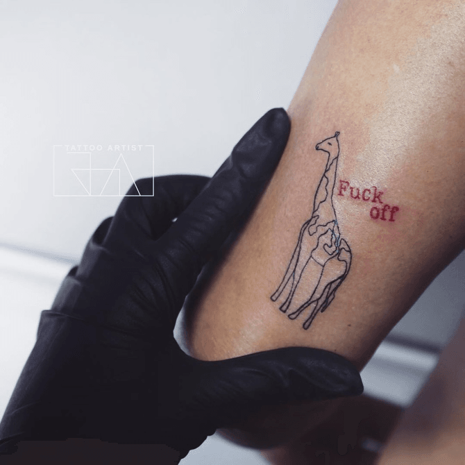 fuckoff in Tattoos  Search in 13M Tattoos Now  Tattoodo