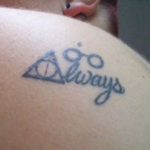 First tattoo. Harry Potter of course. #HarryPotterTattoos #firsttattoo 