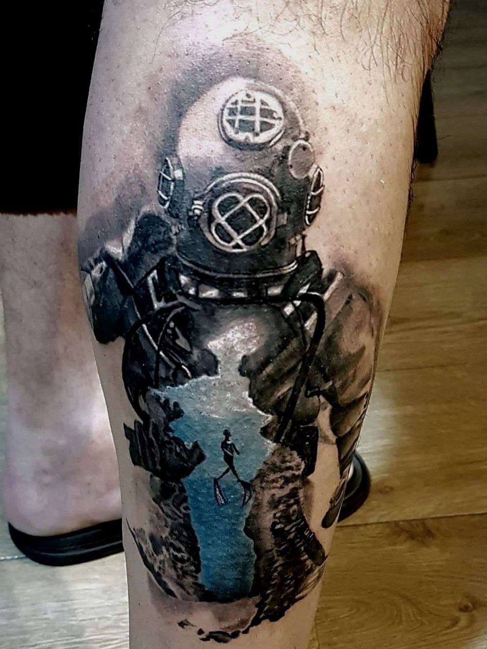 Saw a few people sharing their ink so heres mine Still need some color  after it heals  rBioshock