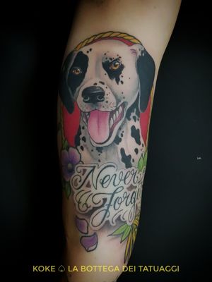 #dalmatian #traditionaltattoo #neverforget 
