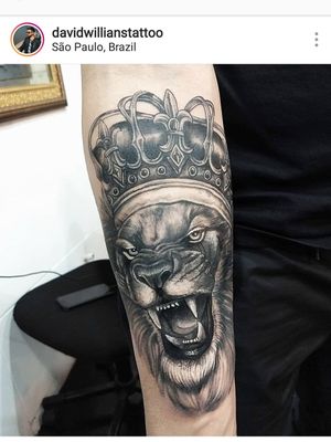 #King #Lion #tattoo