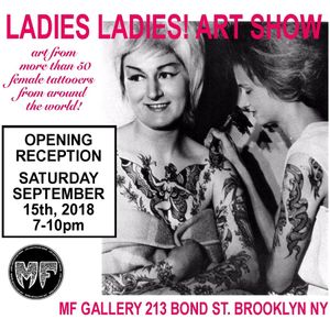 Ladies, Ladias Art Show Flier #LadiesLadies #artshow #LadiesLadiesArtShow #elviaiannaccone #mfgallery