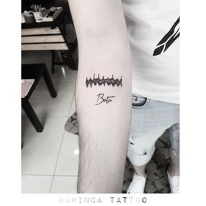 "Batu" ✒Instagram: @karincatattoo #writingtattoos #letteringtattoo #script #quote #small #minimal #little #tiny #tattoo #tattoos #tattoodesign #tattooartist #tattooer #tattoostudio #tattoolove #ink #tattooed #dövme #istanbul #turkey 