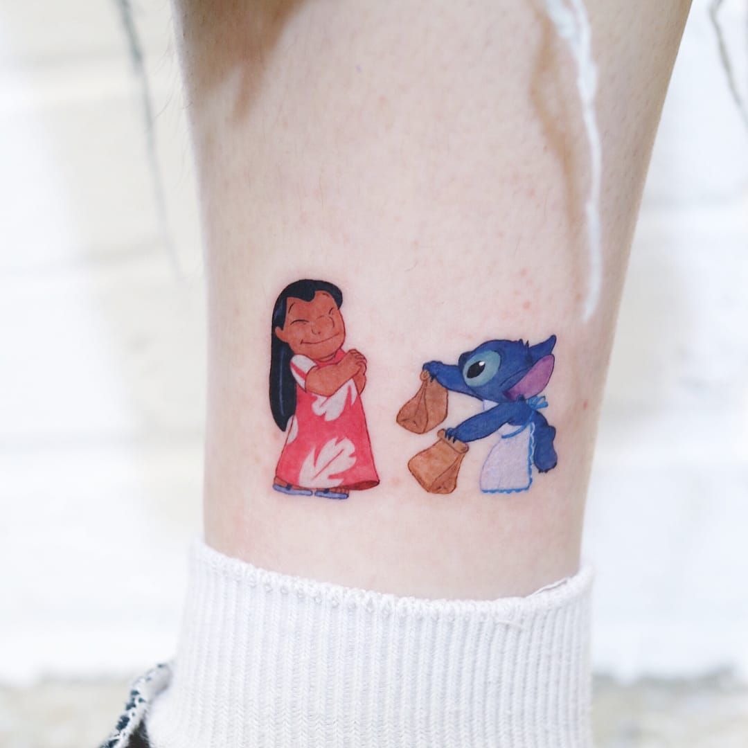 Ken on Twitter I finally got to tattoo my emperors new groove design  So happy with how this turned out and I cant wait to put together this  Disney sleeve for my