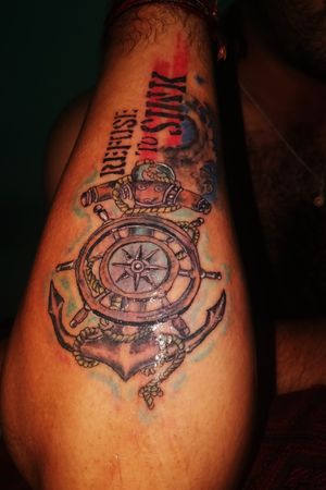 Tattoo by monk tattoos Kushalnagar