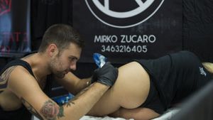 Cagliari Tattoo Convention ▪️▪️▪️▪️▪️▪️▪️▪️▪️▪️▪️▪️▪️▪️▪️▪️ #tattoo #tattos #newtraditional #newtraditionalist #newtraditionaltattoo #neotradsub #tattooitalia #neotradtattoo #neotraditaly #neotraditionaltattooers #neotraditionaltattooist #tattooideas #tattoolove #okrim