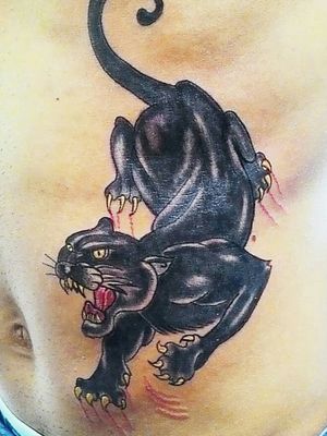 Tattoo pantera negra tradicional tattoo