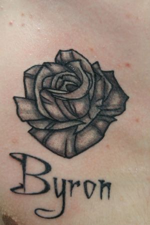 My tribute rose to my best friend Byron (rip old friend) 