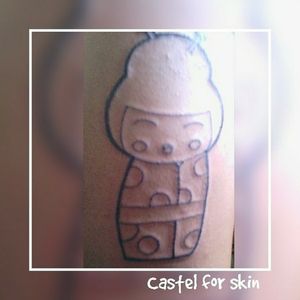 #Japanese #kokeshi #tattoo #tattooer #tattooed #girltattooer #ink #inked #GameOverInk #BlueIce #TattooLight #draw #drawing