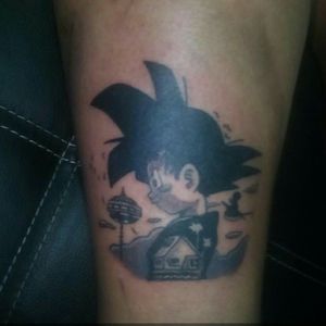 El gran y famoso Goku...! Tattoo anime. 