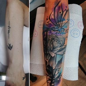 Watercolor cover up 