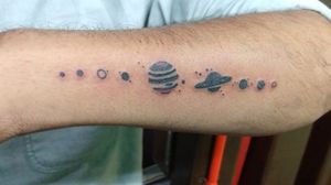 Solar system tatto