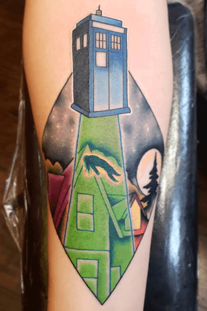 Custom Doctor Who tattoo by Mikey Brown