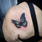 Butterfly 🦋 Visit my Instagram profile https://www.instagram.com/jericalonzo.ink/ _ #butterfly #butterflytattoo #realistictattoo #realistic #butterfly3D #realisticbutterfly 