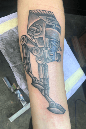 Star wars walker tatoo for my frist tat. 