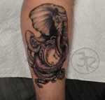 #elephant #octopus #tattoo 