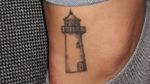 #lighthouse #lighttower #tattoo #england #uk #cornwall #favouritepiece #loveit #inkedgirl #ankletattoo #moretocome #thirdtattoo 