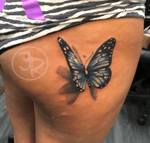 #3D #butterfly #butterflytattoo 
