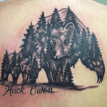 Tattoo I got for my son. Im big bear and he is my little bear. 
