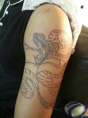 #snaketattoo #URBN #tattoo