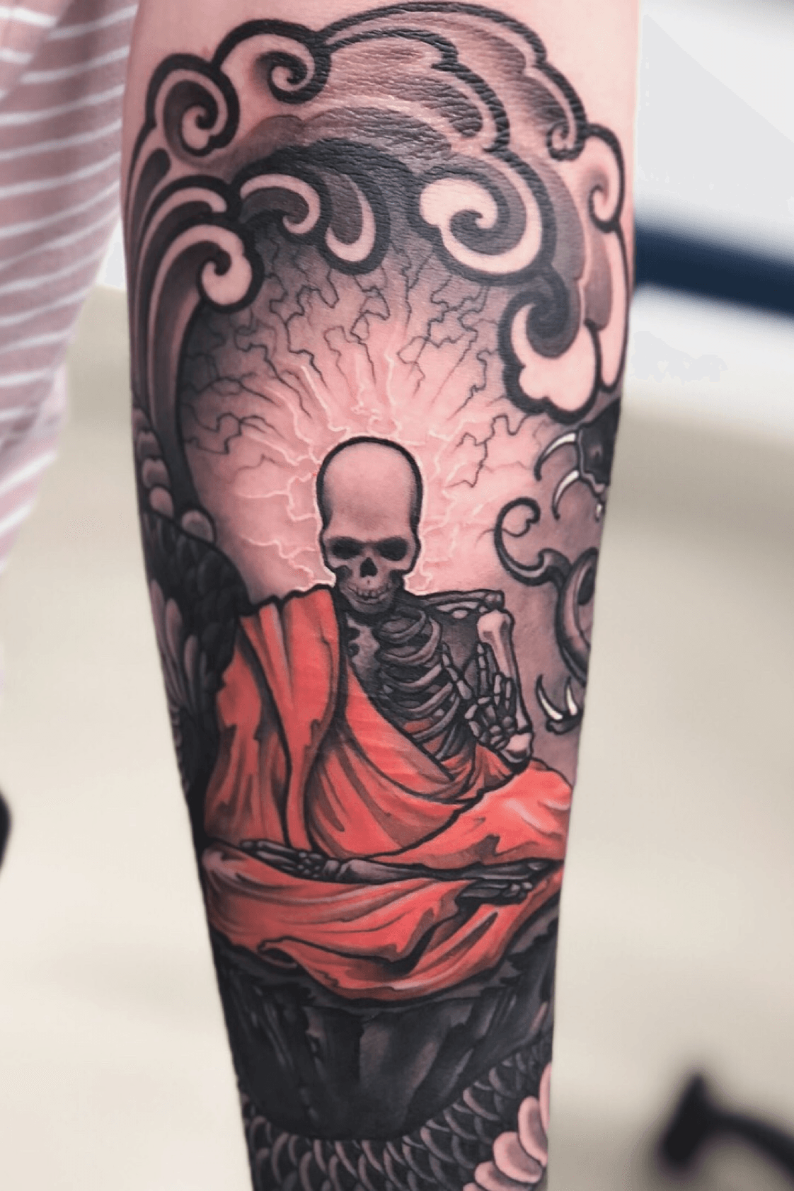 Buddhist monk tattoo hires stock photography and images  Alamy