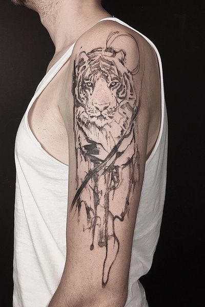 #tiger #tigertattoo #newyork #danilodelfino