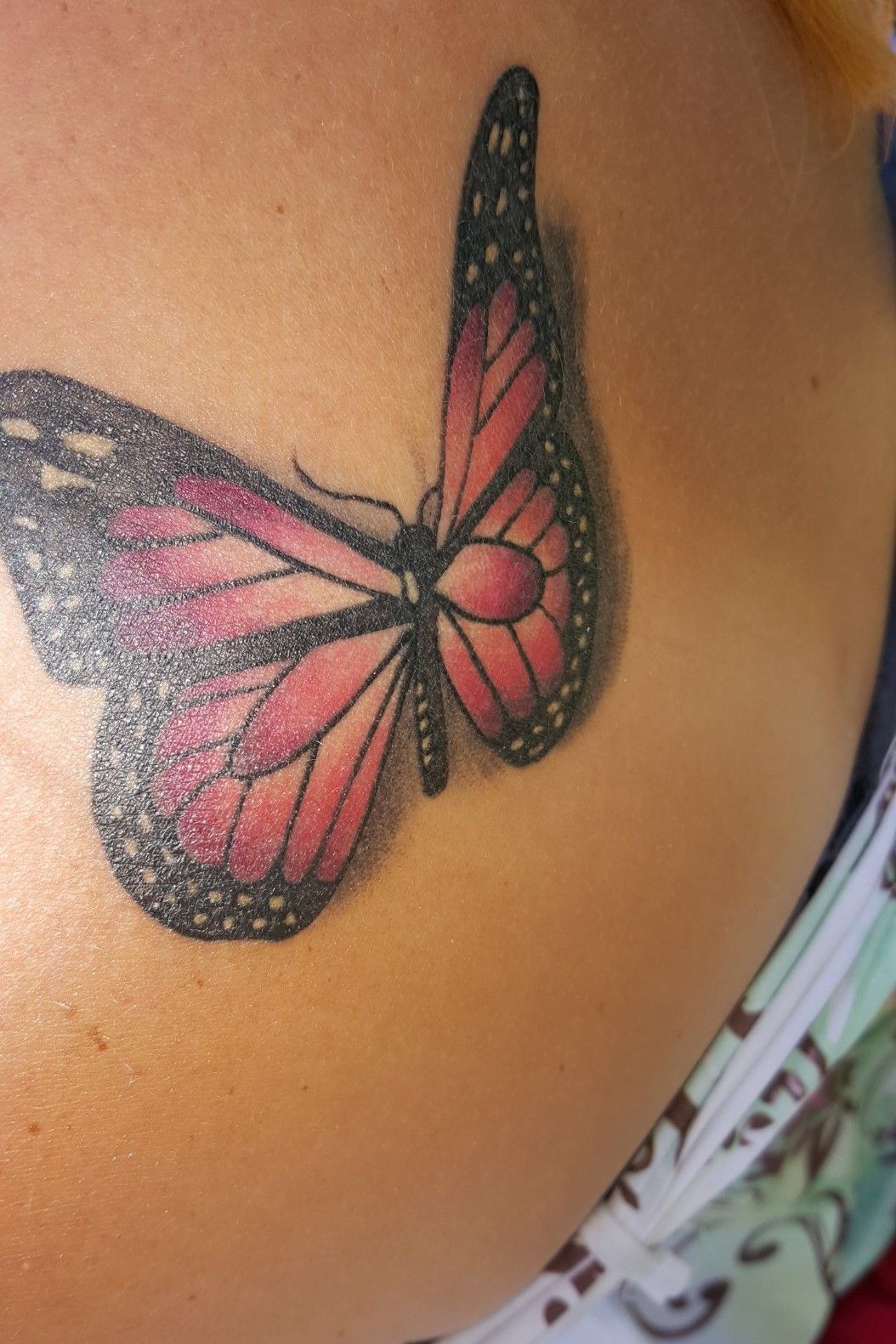 red admiral butterfly tattoo