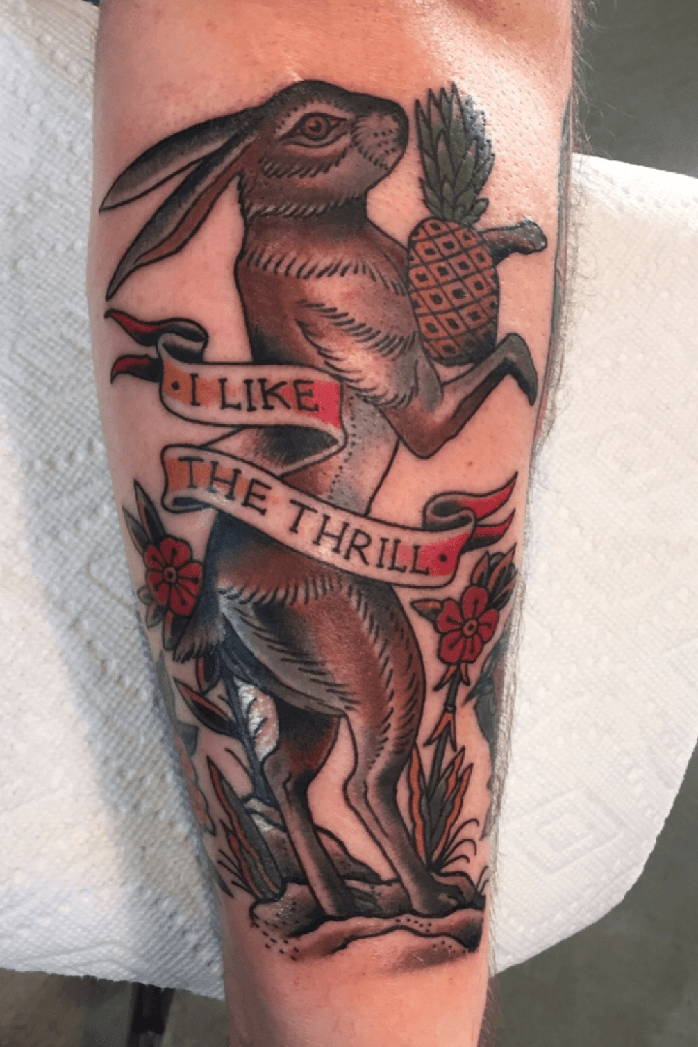 Dead rabbit by Dylan Talbert RIP TattooNOW