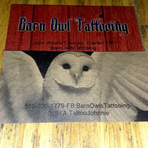 Proud Owner At BARN OWL TATTOOING