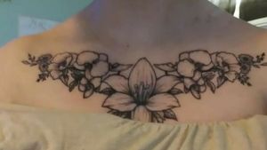 My Boobque!My first anniversary present from my husband. <3All of our wedding flowers. Artist ~ Casey @ Wicked Needle in Forest City, NC