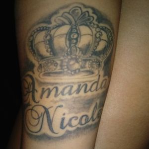 Um Amor Por Rabiscos ... Mas esse é especial " Amanda Nicole " o nome da minha princesa 👸