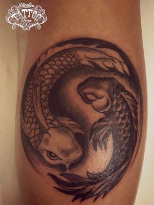 Yin Yang tattoo, Carpe Koi