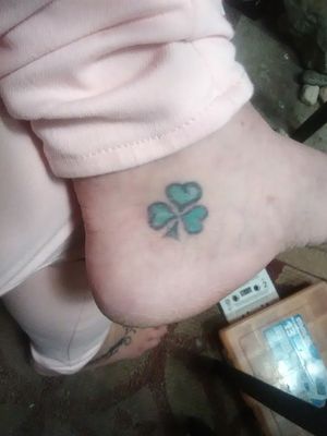 Three leaf clover of hearts for my babies and our Irish blood