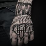 Tattoo by Jerry Tattoo #JerryTattoo #letteringtattoo #lettering #text #quote #font #script #calligraphy #blackandgrey #darkart