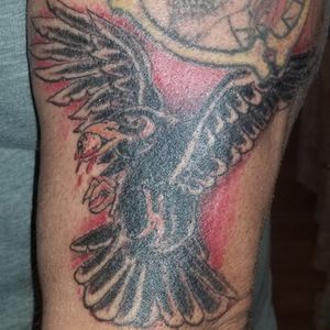 Crow with the al seeing eye complments of Power Tatts