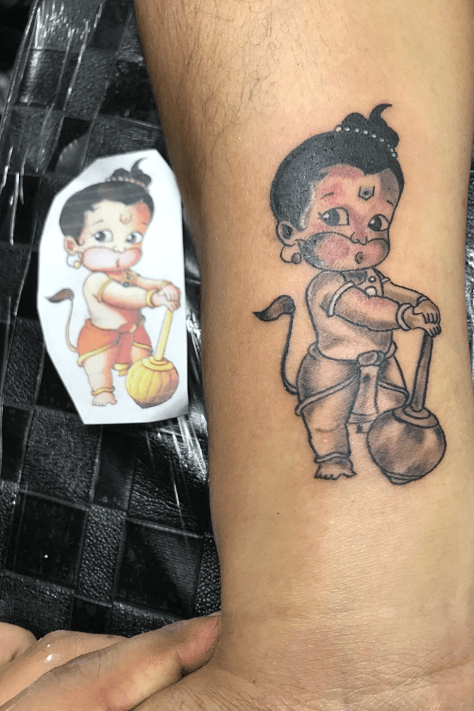 15 Hanuman Tattoo Designs for the Devoted and Brave