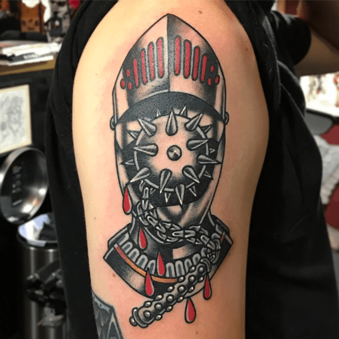 Go Medieval With These Badass Flail Tattoos  Tattoodo