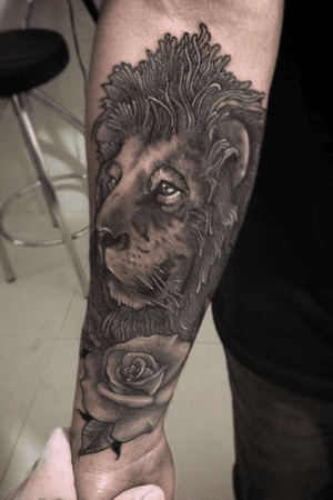 #neotraditional #lion #realism 