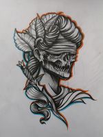#skull #tattoo #art #tattoominsk 