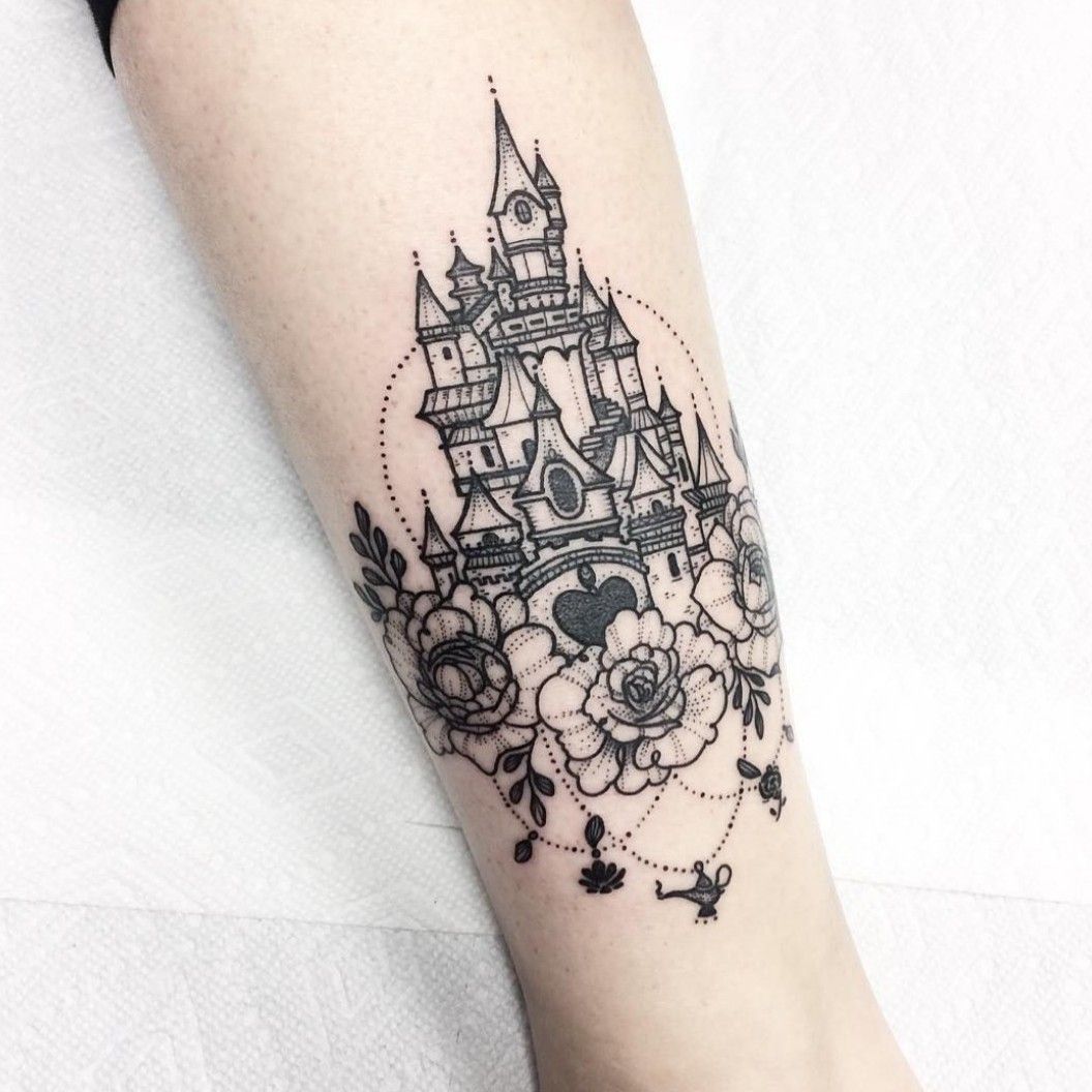 Disney Castle Tattoo by HappyHaunts999 on DeviantArt