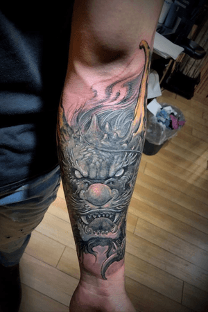 Dragon Cover-Up done by Hailin Fu