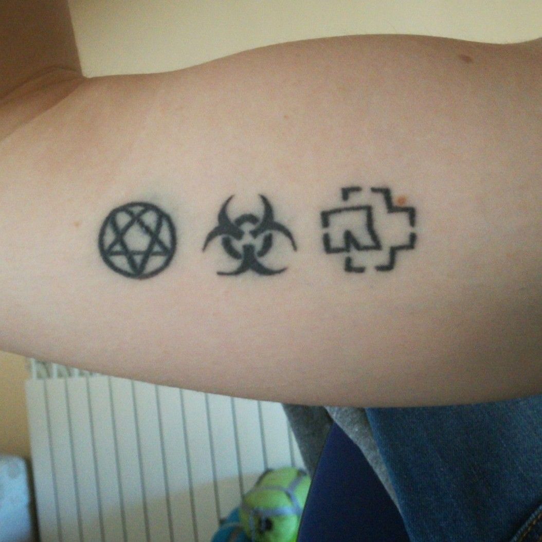 Татуировки с символикой рамштайн