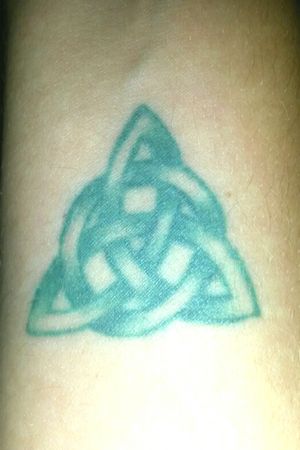 Celtic Trinity Symbol on right inner forearm