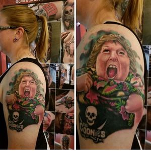 Chunk doing the truffle shuffle. Bring me more portraits to do! Realism is my absolute favorite. #portrait #goonies #chunk #realism #realistic #colorportrait #truffleshuffle