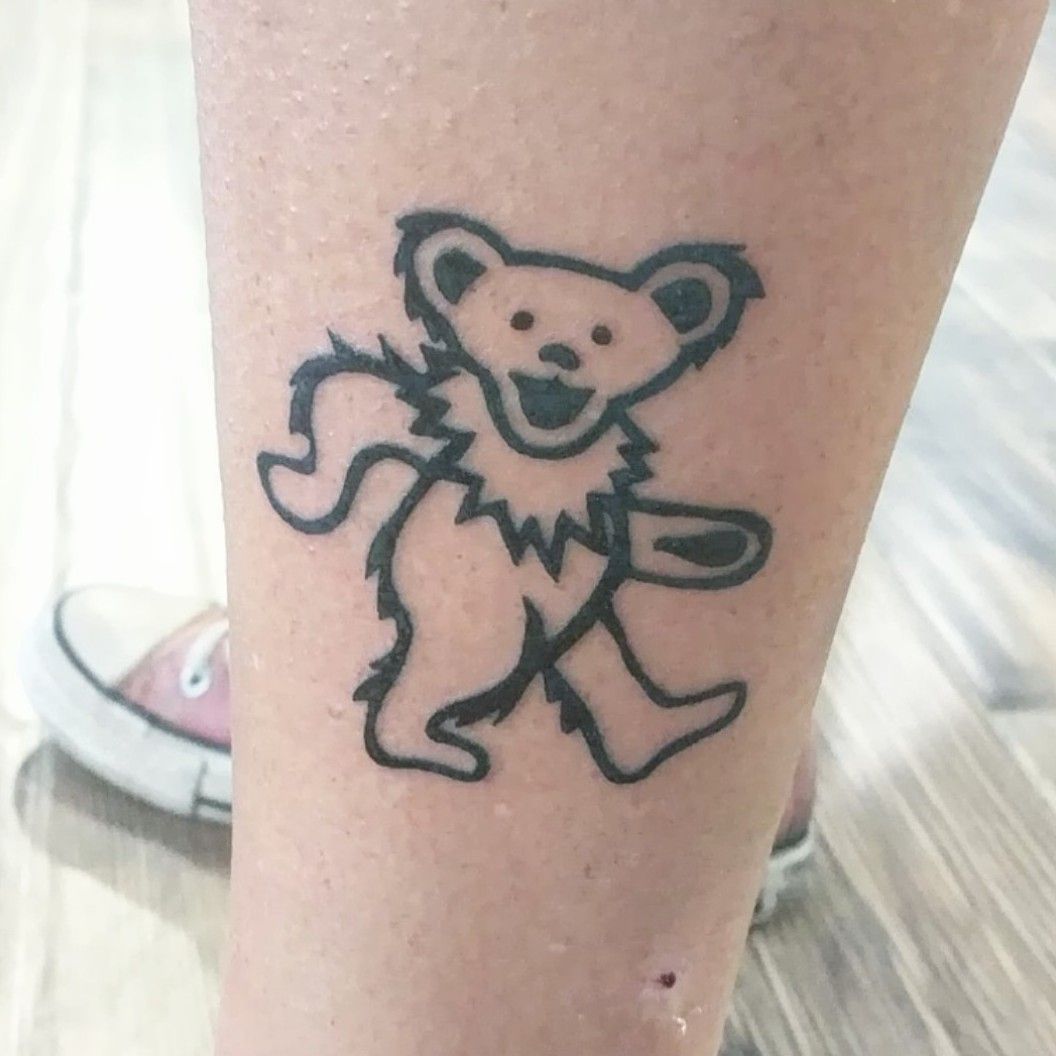 The Grateful Dead bear tattoo by Shane Standifer TattooNOW