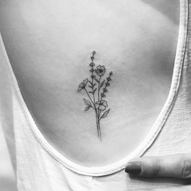 Ink Met Skin  Minimal flower tattoo DM if you are still  Facebook