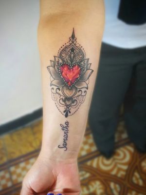 Diamond heart mandala, tattoo I did few days ago. Booking on my whatsapp +522223605806 info on my profile✌🏻🤓#diamond #heart #mandala #tattoo #tatuaje #forearm #forearmtattoo #antebrazo #tattooedgirls #inkedgirls #HybridoKymera #tatuadoresmexicanos #tatuadorespoblanos #pueblacity #mexico #hechoenmexico #madeinmexico @tattoodo #pueblatattoo 